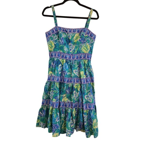 Lilly Pulitzer Casidee dress NWT size 6 in botanical green in a flutter - Picture 3 of 10